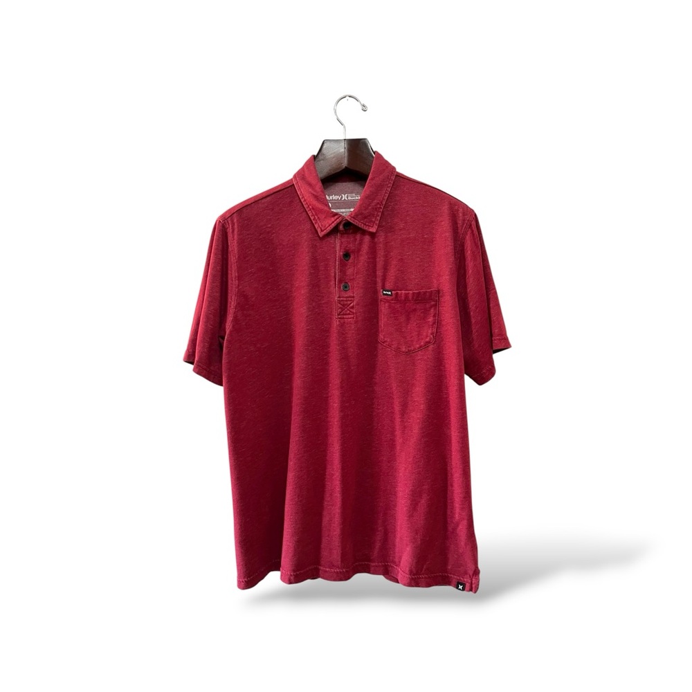 Hurley Maroon Classic Polo Shirt, XL
